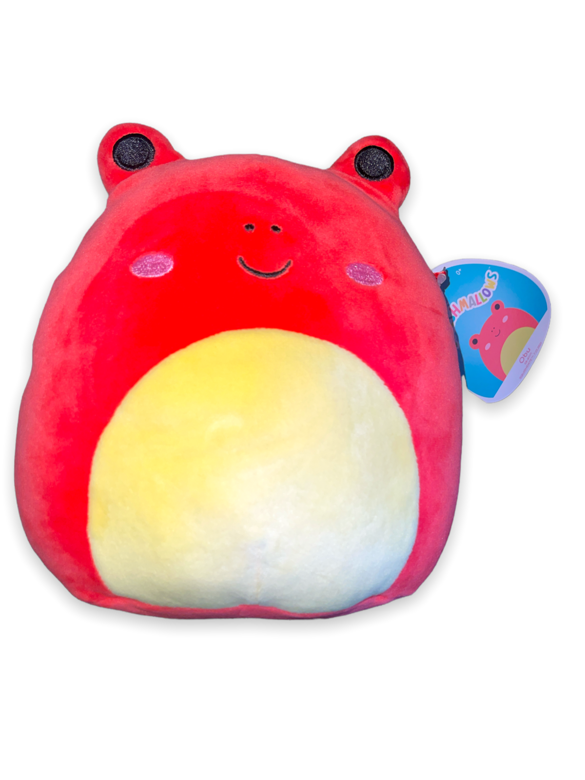 Squishmallows 8” Obu The Red Tree Frog Animal Soft Toy Plush NEW