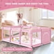 thumbnail image 3 of Baby Playpen Fshibila 188 x 127 cm con malla suave y transpirable rosa, 3 of 7