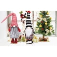 thumbnail image 5 of 18 inch Buffalo Plaid Christmas Gnomes Decoration, Handmade Tomte Plush Elf Ornament, 5 of 5
