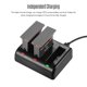 thumbnail image 4 of Kit de carga Cargador de triple canal con 2 baterías de iones de litio recargables de 1300 mAh MABOTO  Kit de cargador, 4 of 6