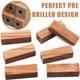 thumbnail image 4 of 20Pcs Pre Drilled 7mm Olive Wood Pen Blanks, 4 of 5