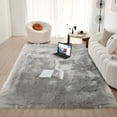 thumbnail image 1 of Luxury Soft Faux Sheepskin Fur Area Rugs Floor Rug Wool Shaggy Rectangle Carpet Bedside Floor Mat Plush Sofa Cover Seat Pad Living Room Bedroom Floor Home Decor, 1 of 8