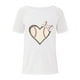 thumbnail image 3 of Blusa con estampado de cuello Rounk informal para mujer con estilo, camiseta de manga corta ahuecada, Tops de verano OAVQHLG3B Store  lin121212, 3 of 4
