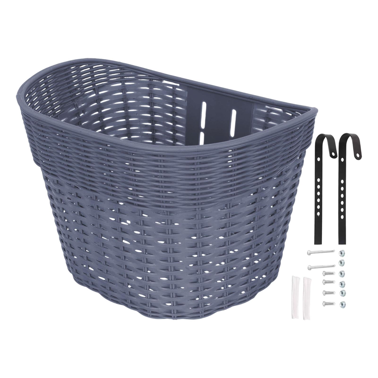 funtasica Front Kids Bike Basket Easy to Install Universal Sturdy Convenient Weatherproof Bike Accessories Kids Bicycle Tricycle Basket