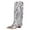 Silver, variant on Boots for Women,Stylish Women Mid Calf Boots with Tassel Pointed Toe On Design and Stable Thick Heel for Secure Traction All Day Comfort,Knee High Boots Women,Gold9