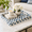 Navy Blue-Rectangular, variant on 12.6" Decorative Capiz Shell Round Tray For Coffee Table