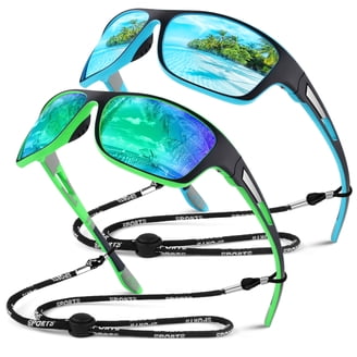 Gafas De Sol Bollé Anaconda - Lentes Polarizadas Azul Cielo | Talla Media | Unisex | Protección UV 100% | Estilo Trail