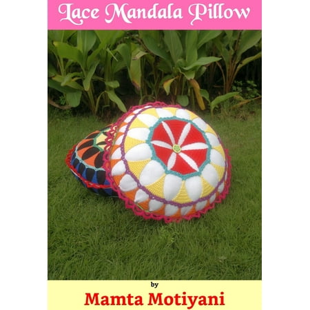 Pillow Talk Pattern - Lace Mandala Pillow Crochet Pattern - eBook