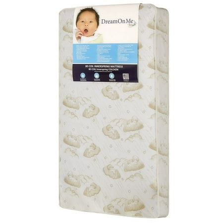 Dream On Me Twilight 5" 80 Coil Spring Crib and Toddler Bed Mattress