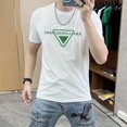 thumbnail image 4 of Ropa Camisetas gráficas para hombre Camisetas estampadas con dibujos para hombre Camisetas con alfabeto Ropa de calle Hip Hop Bashy Y2k Nuevo sin logotipo Elegante Xl, 4 of 5