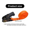 thumbnail image 3 of Ratchet Tie Down Strap, Ratchet Tie Downs Logistic Cargo Straps Cargo Luggage Holder for Motorcycle Bike, 3 of 7