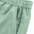 thumbnail image 5 of Yievot Men's Sport Shorts Drawstring Elastic Waist Loose Fit Knee Length Gym Training Running Shorts, 5 of 8