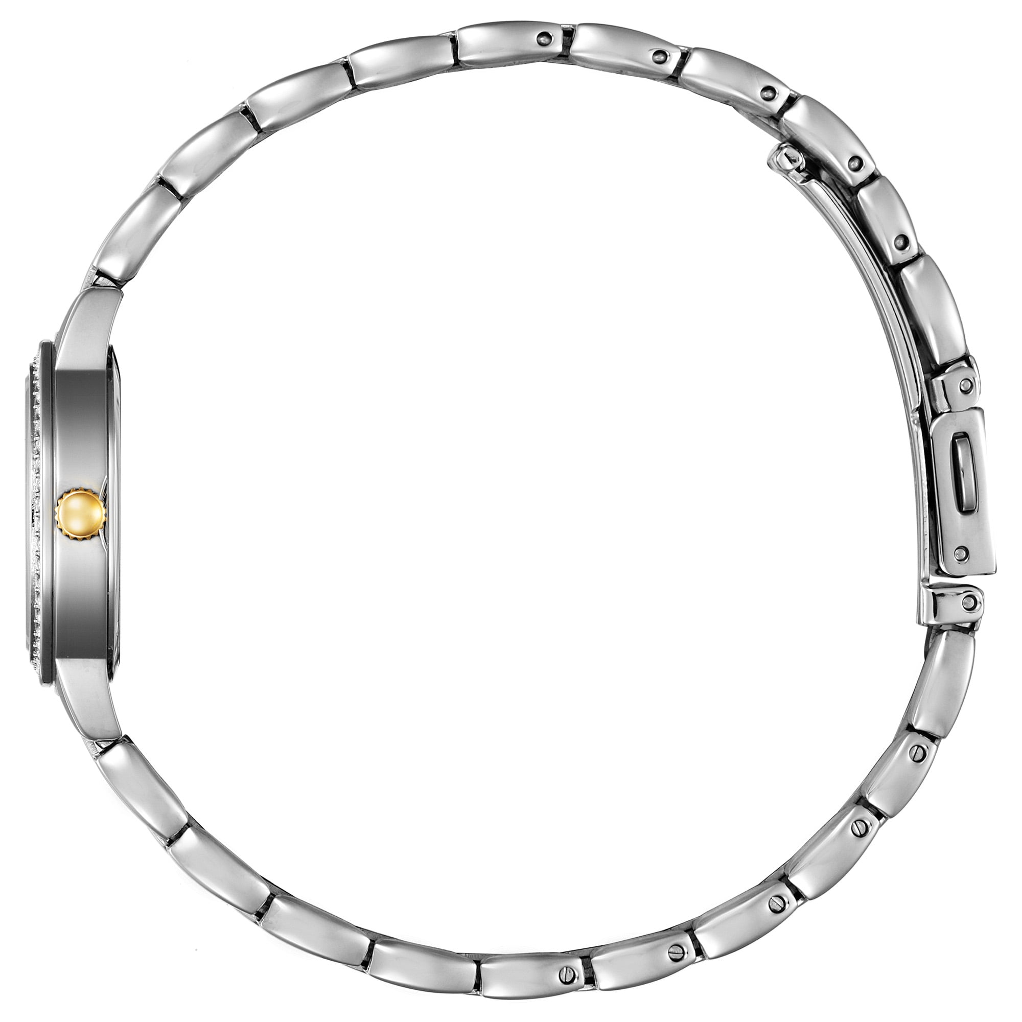 Citizen Women\'s Watch EZ7016-20D Quartz White Dial Two Tone Stainless Steel 24mm Amazon.com: Citizen Quartz Womens Watch, Stainless Steel  main image 2
