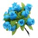 thumbnail image 4 of 12 cabezas/paquete de flores artificiales de seda, mini ramo de rosas para Navidad, hogar, boda, Año Nuevo, caja de regalo de bricolaje, decoración de plantas falsas, 4 of 5
