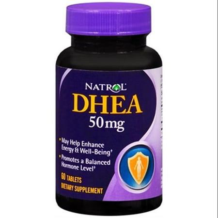 Natrol DHEA 50 mg comprimés 60 comprimés (Paquet de 2)