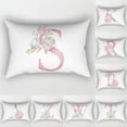 thumbnail image 2 of 30x50cm Pink 26 Letters Print Pillow Case Sofa Cushions Decorative Throw Pillows Cover Home Decoration Pillowcover, 2 of 5