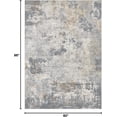 thumbnail image 2 of x Area Rug Living Room Rugs - Washable Neutral Modern Abstract Soft Thin Large Rug Indoor Floor No Slip Rug Carpet for Bedroom Under Dining Table Home Office Decor -, 2 of 10