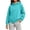 Sky Blue, variant on Girls Pullover Hoodie, Long Sleeve Solid Color Fleece Hooded Sweatshirt, Loose Fit Casual Hoodie with Pockets for Kids School Daily Wear, 7-8 Years