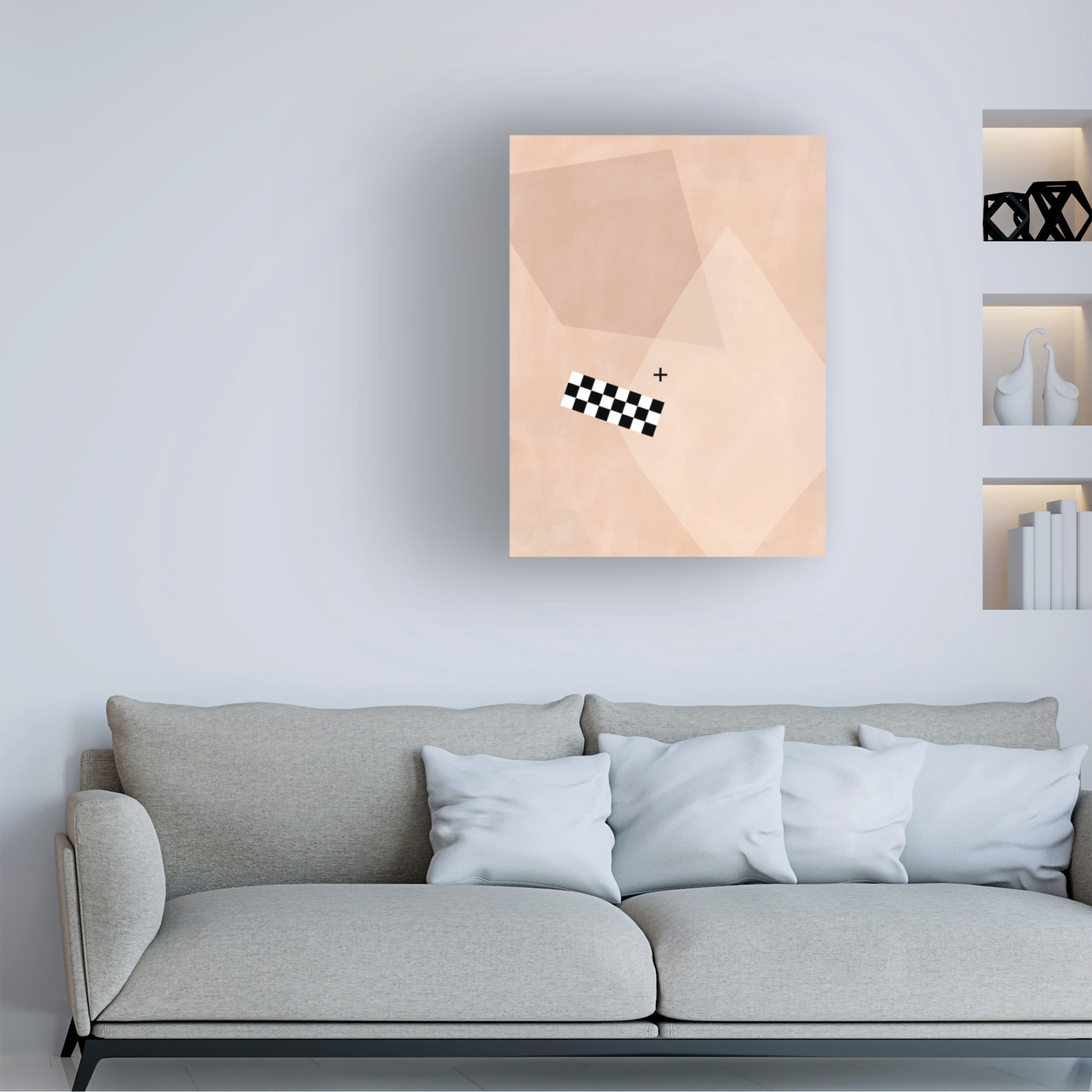 Trademark Fine Art Elena Ristova softpink17 Canvas Wall Art