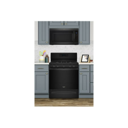 Whirlpool - 5.0 Cu. Ft. Self-Cleaning Freestanding Gas Convection Range - Black