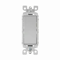 15A Decora Single Pole Rocker Switch, Light Gray