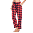 thumbnail image 3 of Ashford & Brooks Women’s Pajama Set | Cotton Knit Top & Flannel Pants Sleepwear PJs, 3 of 5