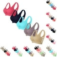 thumbnail image 3 of 5 Pack Anti Sagging Bras for Older Women Cooling Comfort Wireless Sports Bra Breathable Lift Up Air Bra, 3 of 3