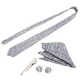 thumbnail image 4 of Cravates Minces, 6 Pcs Hommes Cravate Cravate Cou Ensemble Cravate Conçu avec Soin, 4 of 12