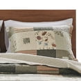 thumbnail image 3 of Global Trends Cinnamon Spice 100% Cotton Quilted Pillow Sham, Standard 20" W x 26" L, 3 of 5