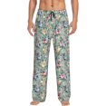 thumbnail image 1 of Balery Rose Flowers Pantalones de pijama para hombre, pijama ultraligero, pantalón de descanso-X-Large, 1 of 6