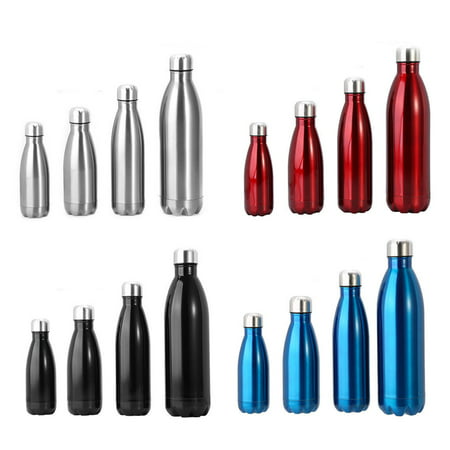 350/500/750/1000ML Water Bottle Vacuum Thermal Sport Gym Drinks