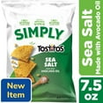 thumbnail image 2 of Tostitos Simply Tortilla Chips Sea Salt Made With Avocado Oil 7.5 oz - Pack of 1 & Lotus Biscoff Cookie - 0.2 Oz - 1 ct, 2 of 5