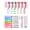 Type D, variant on Giaone 6Pieces Curves Highlighters Leakproof Ink Pens For Note Taking Hand Lettering
