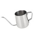 thumbnail image 1 of Cafetera Con Cuello De Cisne, Tetera Para Verter Sobre Hervidor, Taza De Goteo Larga Y Estrecha Portátil De Acero Inoxidable De 350 Ml, Mini Para Viajes Al Aire Libre, 1 of 7