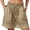 🔥 Khaki_New, variant on Gifts Dianli Boho Shorts Women's Stretch High Waisted Drawstring Lace Trim Wide Leg Casual Beach Shorts Swim Cover Up Elastic Waist Bohemian Loose Shorts