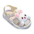 thumbnail image 5 of WAYUTE Girls Sandals Breathable Lightweight Non Soft Sole Walking Shoes for Toddler Kids Fashion Footwear Casual Outdoor, 5 of 5