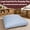 Light blue heart, variant on 48 x 72 In Large Crash Pad with Foam Filling, Soft Landing Mat Floor Cushion for Jumping, Play and Relaxation, Removable Washable Fleece Cover, Non-Slip Bottom for Home and Playroom