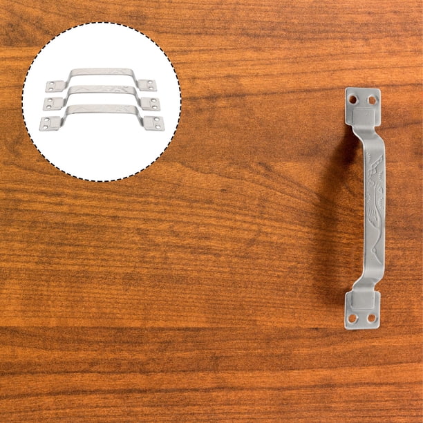 BRIGHTFUFU 3Ud De Inoxidable Para Muebles Y Cajones De Cocina Con Moderno Plata