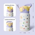 thumbnail image 2 of BOTTLE BOTTLE Insulated Water Bottle with Straw Lid and Handle 16 oz Stainless Steel Vacuum Tumbler Water Bottles for School Outdoor Travel Gifts for Boys and Girls Stellar Pop, 2 of 7