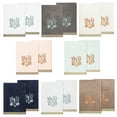 thumbnail image 3 of Authentic Hotel and Spa  Turkish Cotton Aaron 2PC Embellished Bath Towel Set Charcoal, 3 of 5