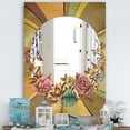 thumbnail image 2 of DESIGN ART Designart 'Vintage Flower Garland' Cabin and Lodge Mirror - Decorative Printed Mirror 23.7in.x31.5in., 2 of 4