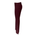 thumbnail image 7 of Women's Mid Waist Flared Jeans, High Rise Retro Vintage Distressed Bootcut Denim Pants, Stretch Elastic Waist Skinny Fit Casual Streetwear Jeans for Daily Wear Wine M, 7 of 7