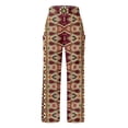 thumbnail image 4 of ZHUASHUM Sweatpants Women Fashionable Solid Color Casual Waist Easter Cartoon Print Pocket Wide Leg Trousers Xl, 4 of 4