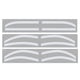 thumbnail image 3 of Plantilla Adhesiva para Cejas NikouMX 6 Pares de Tatuajes de Cejas, 3 of 8