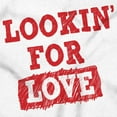 thumbnail image 2 of Looking For Love Funny Valentines Day Women Plus Size Graphic Pullover Hoodie Brisco Brands 5X, 2 of 3