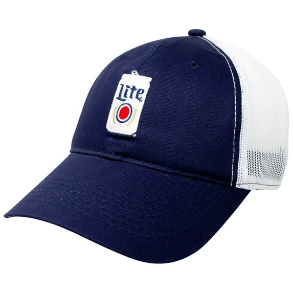 Miller Lite Beer Can Design Adjustable Trucker Hat