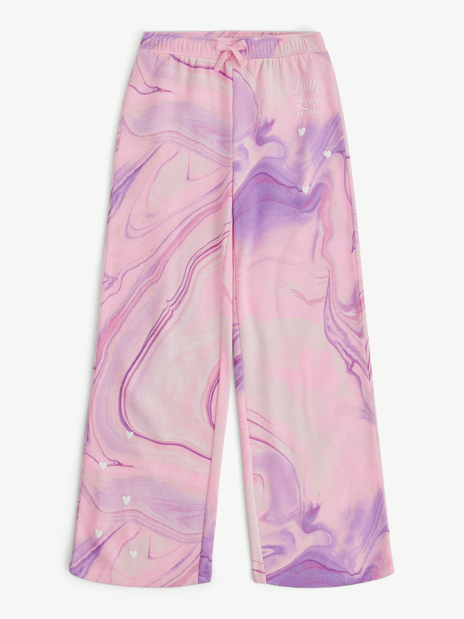 Justice Girl's Fleece Wide Leg Pant, Sizes XS - XLP