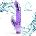 thumbnail image 4 of April's Seductive Dual Vibe - Intense G-Spot and Clitoral Stimulation - Ribbed Shaft - Waterproof - Anal Tease - AAA Batteries Required, 4 of 4