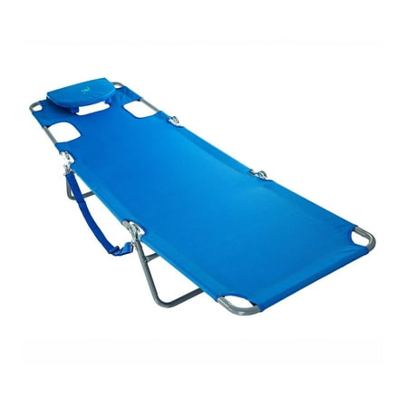 Ostrich Folding Chaise Lounge  Blue