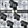 thumbnail image 2 of 27A 17 Davante Adams 4 Derek Carr Football Jersey Maxx Crosby Darren Waller Hunter Renfrow Josh Jacobs Johnathan Abram Bo Jackson Charles Woodson Marcus Allen Long, 2 of 5